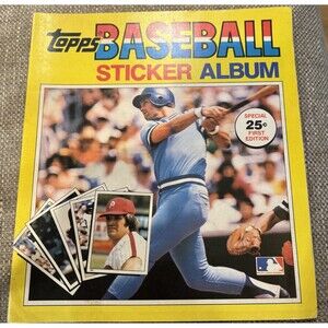 1980 TOPPS Baseball Sticker Album NO STICKERS Collectible